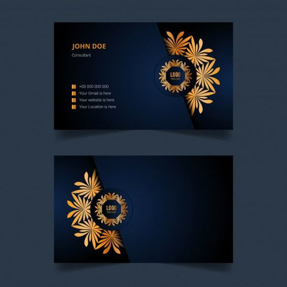 visiting card design